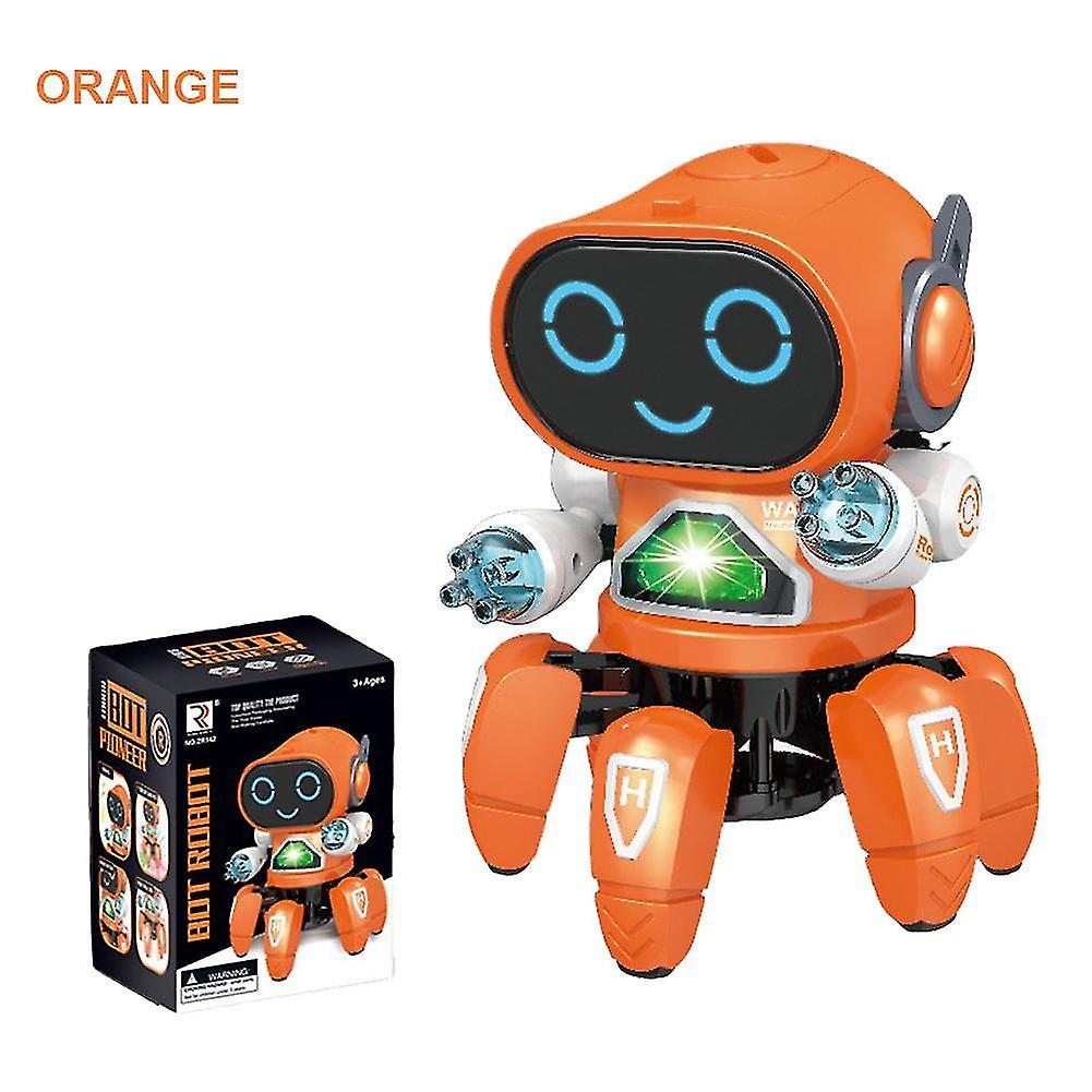 VGRASSP Bot Robot Pioneer Colorful Lights and Music All Direction Movement Dancing Robot Toys for Boys and Girls