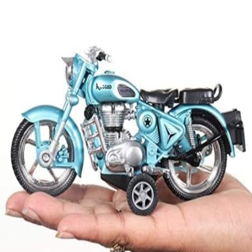 JAPSI Rugged Bike | Pull Back Action Bike for Children | Vehicle Toys for Boys and Collectors | Bike Toys for Kids | Rugged Bike Toy Bullet Kids 3 Years &amp; Above, (Multicolor)