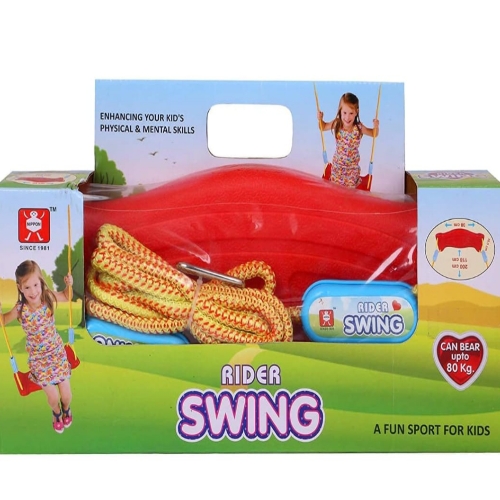 Baby Swings For Kids Plastic Height Adjustable Swing Seat For Kids Hanging Jhula For Kids Indoor And Outdoor (Multicolor), 16.5 Centimeters, 38 Centimeters
