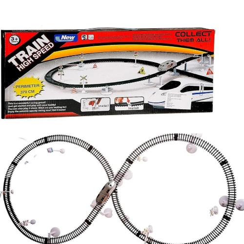 Toys Track Set for Kids High-Speed Battery Operated Bullet Train Set Game.
