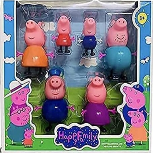 Pe-PPA Pig Family, Best Toy for Children,Pe-PPA Pig, George, Daddy Pig, Mommy Pig,(Assorted Colours)