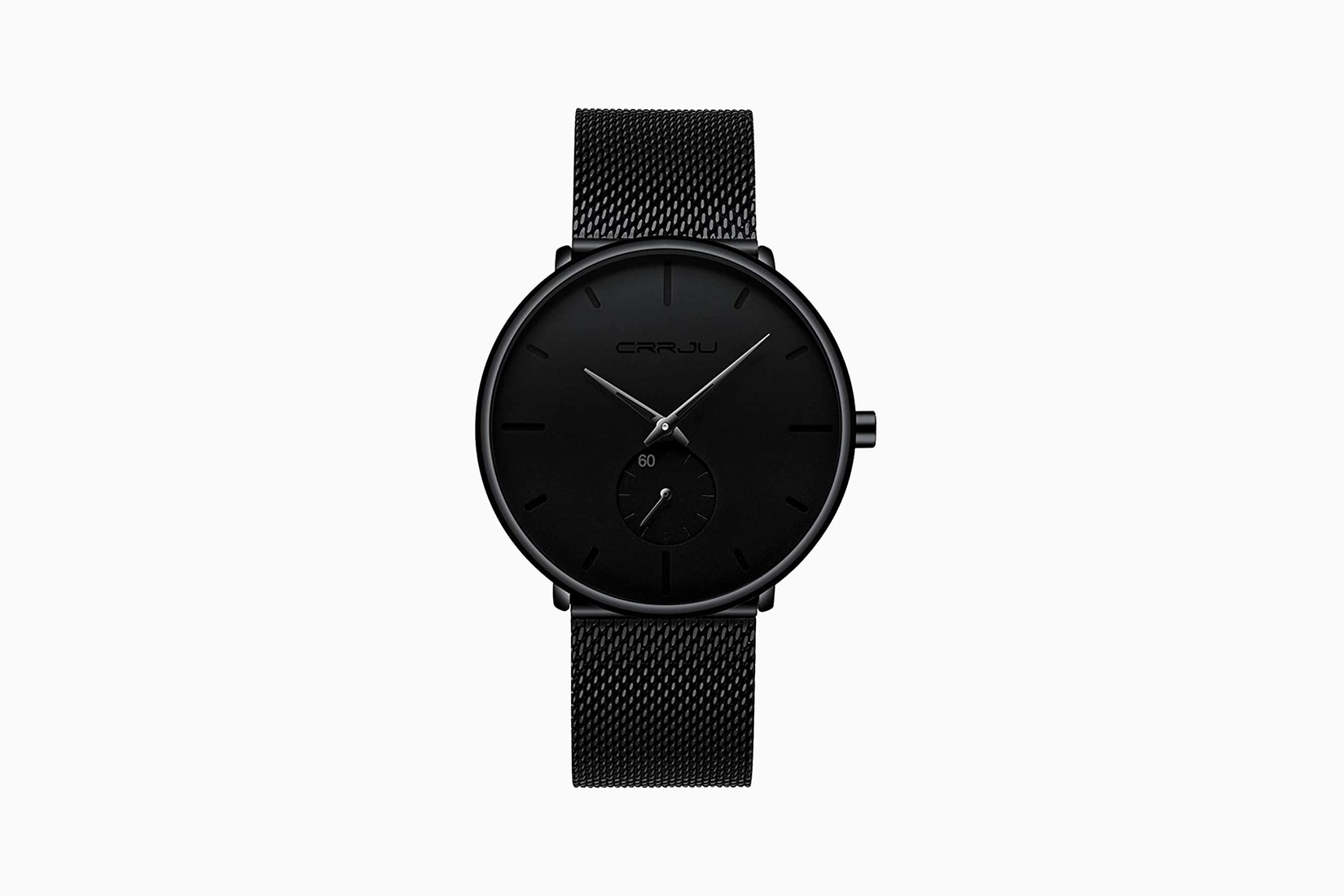 "Elegance in Motion: Salon Ladies Black Round Dial Watch with Magnetic Strap"